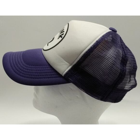 NWT Trucker Funny DRUNK 2 Ball Cap Hat Adjustable Snapback Lucky 777 Purple - Picture 2 of 9